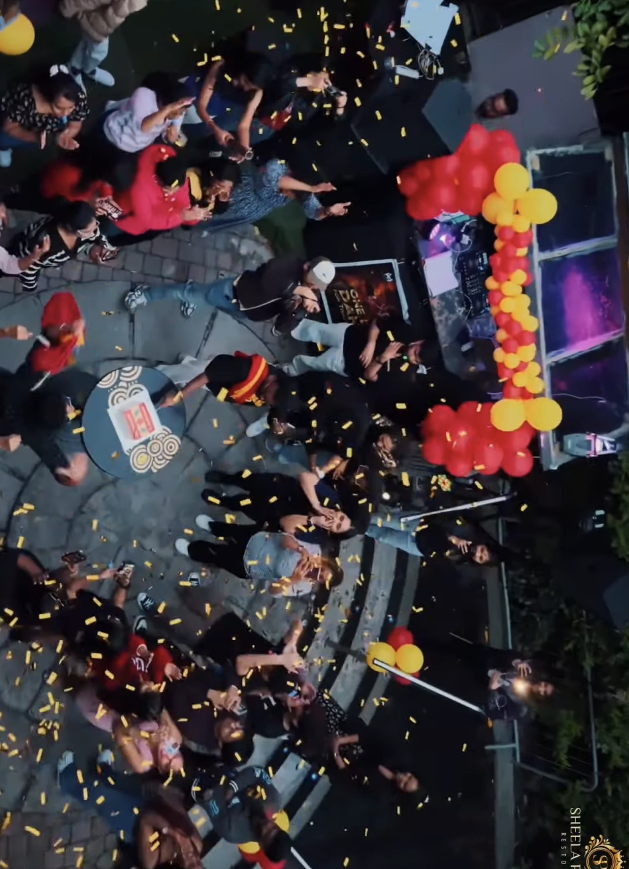 Confetti and celebration with TVK Ireland